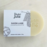 Savon tricot pour la Laine, Eucalyptus & Lavande